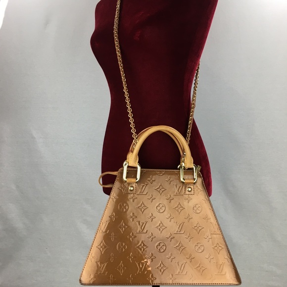 LOUIS VUITTON Vernis Forsyth Handbag added Chain - Picture 2 of 12